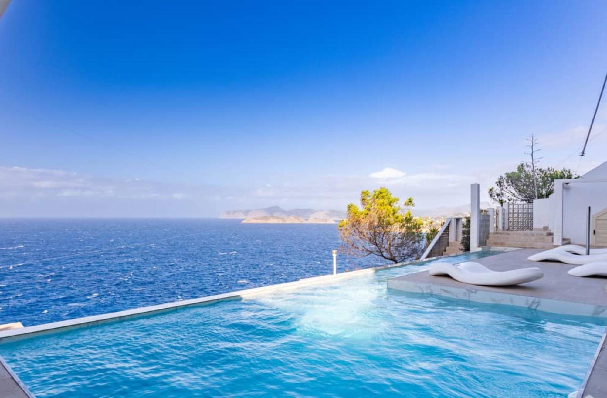 Exclusive Seafront Villa,Private Pool,Gym,Bbq El Toro  Exterior foto